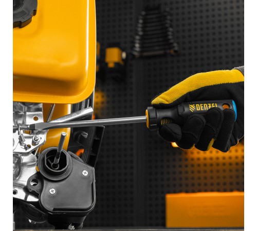 Отвертка, SL8x150 мм, S2, 3к рукоятка Denzel