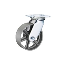 Колесо большегрузное поворотное SCS 80 200 мм чугунное (F) Колесо большегрузное поворотное SCS 80 200 мм чугунное (F)