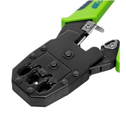 Клещи для обжима телефонных и компьютерных клемм 4P, 6P, 8P, функция обрезания проводов Сибртех