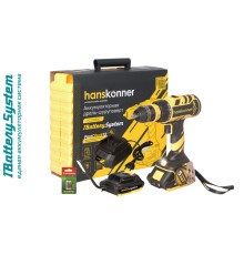 Аккумуляторный шуруповерт Hanskonner HCD1865C 1BatterySystem