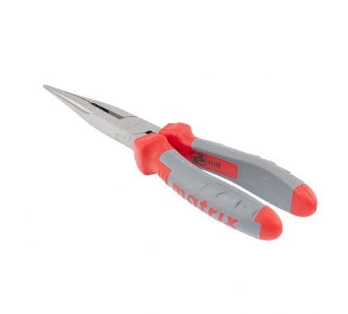 Длинногубцы прямые, 160 мм, двухкомпонентные рукоятки Matrix Professional