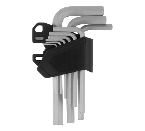 Набор ключей имбусовых, HEX, 1,5-10 мм, CrV, 9 шт. Сибртех