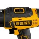 Дрель-шуруповерт аккумуляторная ударная CID-18-0, Li-Ion, 18 В Denzel