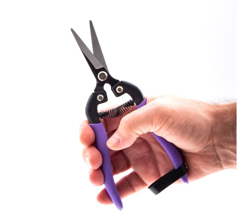 Секатор цветочный, 180 мм, металлические обрезиненные рукоятки, Palisad