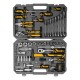 Набор инструментов, 1/2", 1/4", CrV, S2, пластиковый кейс, 84 предмета Denzel