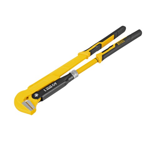 Ключ трубный рычажный №2, 1,5", цельнокованый, CrV, тип "L" Denzel