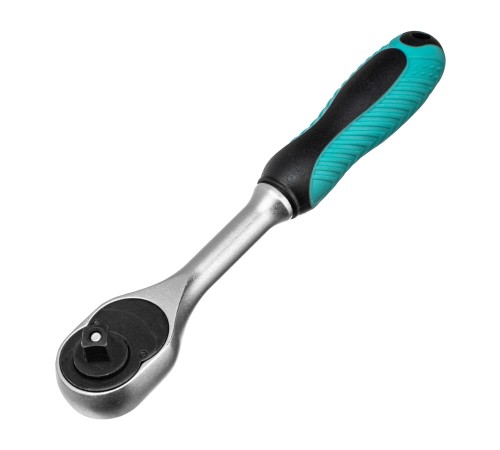 Ключ-трещотка 1/4", CrV, 72 зуба, с быстрым сбросом, матовый хром Stels Ключ-трещотка 1/4", CrV, 72 зуба, с быстрым сбросом, матовый хром Stels