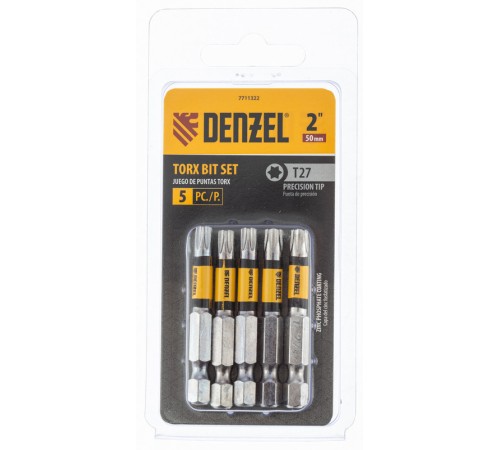 Бита T27x50, 5 шт.// Denzel Бита T27x50, 5 шт.// Denzel
