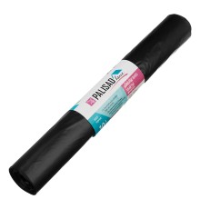 Пакеты для мусора 200 л x 10 шт., ПВД особопрочные черные, длинный ролик, Home Palisad