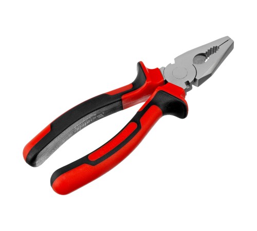 Плоскогубцы Nickel, 180 мм, никелированные, двухкомпонентные рукоятки Matrix