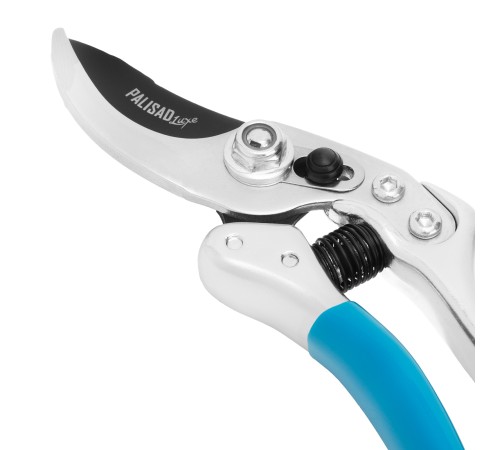 Секатор прямого реза, 230 мм, усиленный, нижняя рукоятка в ПВХ - оболочке, Luxe, Palisad