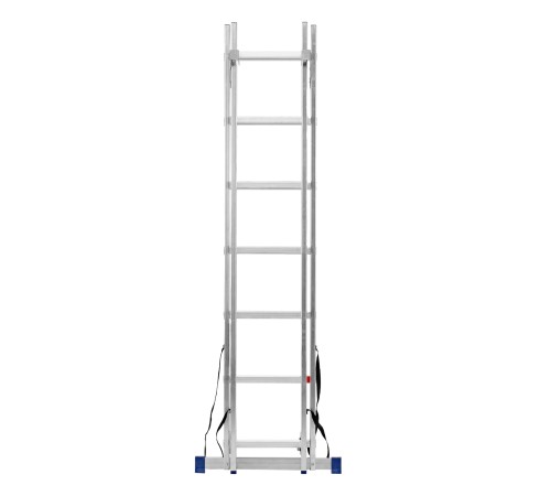 Лестница, 2 х 7 ступеней, алюминиевая, двухсекционная, Сибртех
