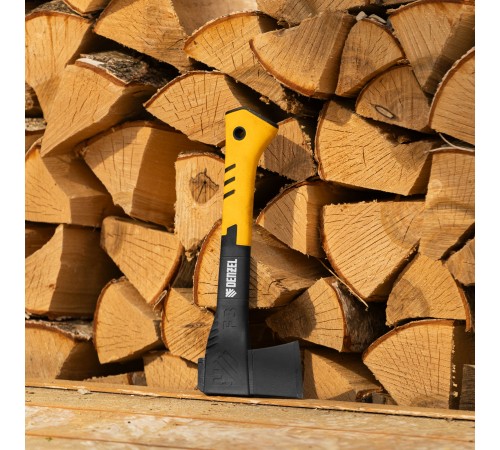 Топор-колун, F3, 640 гр, двухкомпонентная рукоятка, 320 мм// Denzel