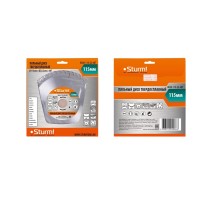 Пильный диск, размер 115x22x48 зубьев, твердосплавные напайки Sturm!