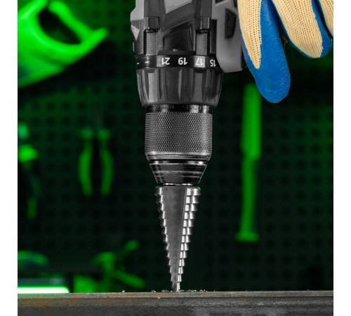 Сверло ступенчатое по металлу, 6-8-10-12-14-16-18-20-22-24-26-28-30мм, 4241 Сибртех