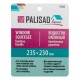 Водосгон оконный 235х230 мм, бамбуковая рукоятка, Home Palisad
