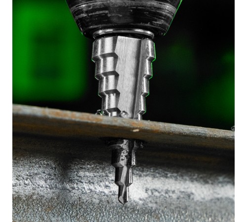 Сверло ступенчатое по металлу 4-6-8-10-12-14-16-18-20 мм, 4241 Сибртех