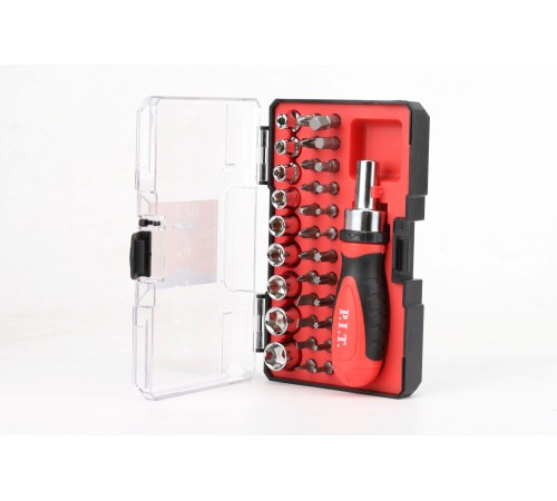 Набор бит и головок с рукояткой P.I.T. ADVANCE HSDR04-0034