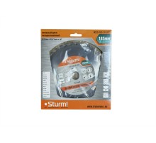 Пильный диск, размер 185x20x36 зубьев С ПЕРЕХОД. КОЛЬЦОМ НА 16 мм Sturm!