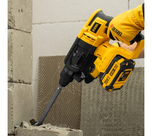 Перфоратор аккумуляторный бесщет. RHH-BL-20-28, 3 Дж, Li-Ion, 20 В// Denzel