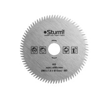 Диск пильный по дереву, 85х1.0х15мм, 80 зубьев, для CS5060MS, HSS, Sturm!