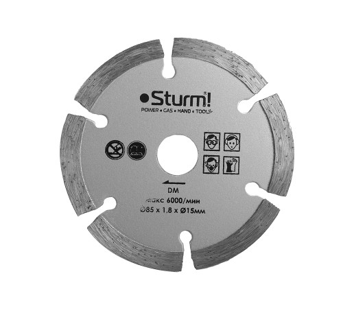 Диск алмазный по керамике, 85х1,8х15мм для CS5060MS, Sturm! (рус)