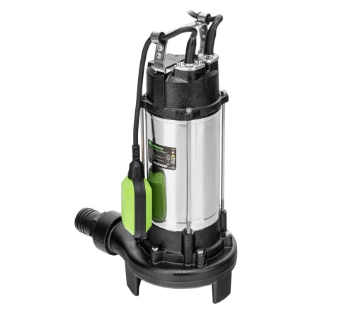 Фекальный насос СФН1500-Н, 1500 Вт, напор 19 м, 25000 л/ч, нож Сибртех