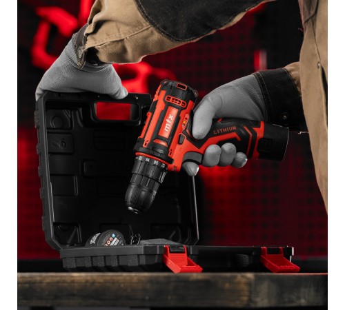 Дрель-шуруповерт аккумуляторная CDS-12, Li-Ion, 12 В// MTX