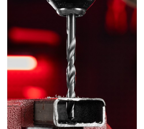 Сверло по металлу, 6.5 мм, полированное, HSS, 10 шт, цилиндрический хвостовик Matrix