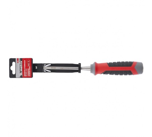 Долото-стамеска, 6 мм, 60 CrV, трехкомпонентная обрезиненная рукоятка Matrix