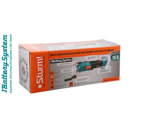 Аккумуляторный реноватор Sturm! CMF1830 1BatterySystem Аккумуляторный реноватор Sturm! CMF1830 1BatterySystem