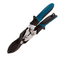 Ножницы по металлу"Piranha"усиленные, 255 мм, прямой рез, сталь СrMo, двухкомпонентные рукоятки Gross
