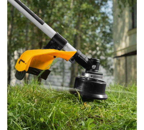 Триммер бензиновый DR-25, 25 см3, неразъемная штанга, состоит из 2 частей Denzel