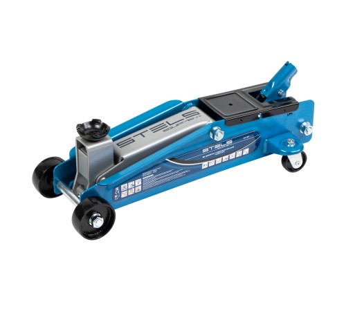 Домкрат гидравлический подкатной, высокий подъем, 3т, SUV, 190-535 мм, в кейсе Stels