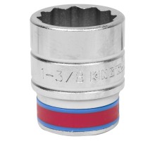 Головка торцевая стандартная двенадцатигранная 3/4", 1-3/8", дюймовая KING TONY 633044S