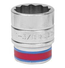 Головка торцевая стандартная двенадцатигранная 3/4", 1-3/8", дюймовая KING TONY 633044S Головка торцевая стандартная двенадцатигранная 3/4", 1-3/8", дюймовая KING TONY 633044S