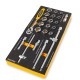 RUNTEC RT-HT1E23 Набор торцевых головок с аксессуарами RUNTEC 3/8" в ложементе EVA, 23 предмета
