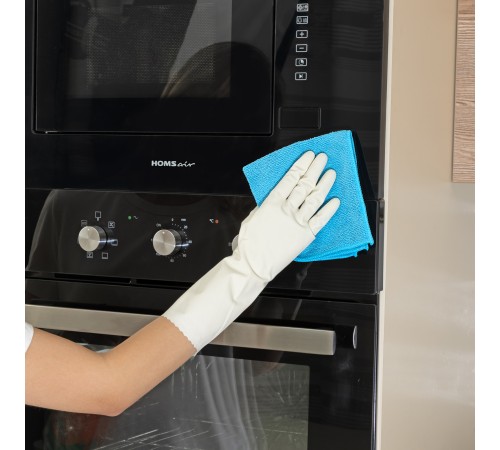 Салфетка универсальная из микрофибры 300 x 300 мм, голубая, Home Palisad