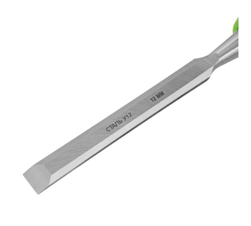 Долото-стамеска, 12 мм, двухкомпонентная рукоятка Сибртех