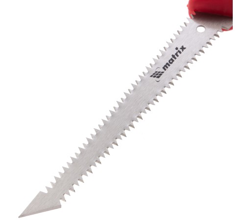 Ножовка по гипсокартону, 180 мм, две рабочие кромки полотна, двухкомпонентная рукоятка Matrix