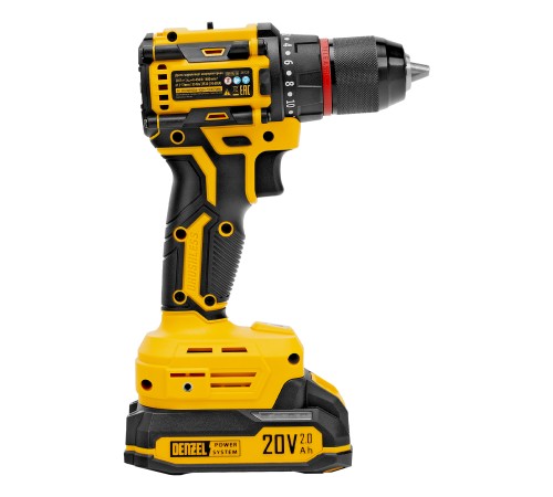 Дрель-шуруповерт аккумуляторная бесщет. CDH-BL-20, Li-Ion, 20 В// Denzel