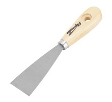 Шпательная лопатка из углеродистой стали, 40 мм, деревянная ручка Sparta