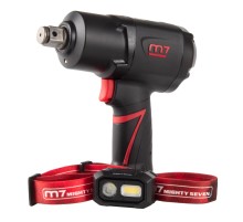 Гайковерт пневматический ударный 3/4", 1898 Нм, в комплекте налобный фонарь MIGHTY SEVEN NC-6255QL