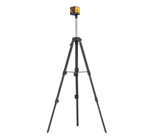 Лазерный уровень DQB-T, 30 м, зеленый луч, батарейки, штатив Denzel