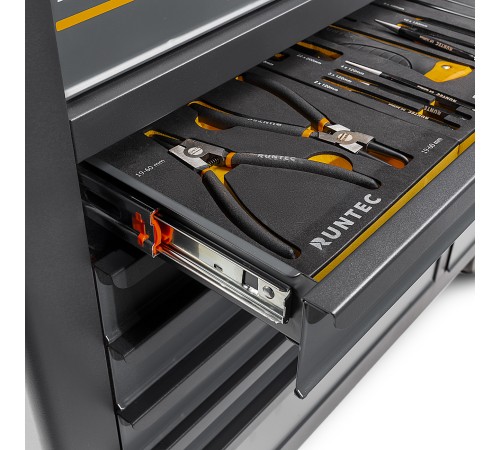 RUNTEC RT-HT273PR12 Тележка инструментальная 12 полочная Performance с комплектом инструмента, 273 предмета RUNTEC RT-HT273PR12 Тележка инструментальная 12 полочная Performance с комплектом инструмента, 273 предмета