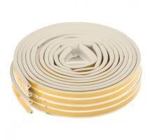 Уплотнитель, 6 м, профиль "P", белый Сибртех