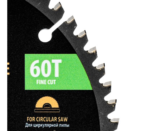 Пильный диск по алюминию ф165 х 20 мм, 60 зубьев Denzel