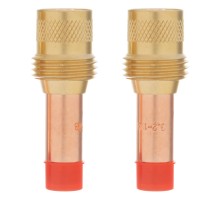 Держатель цанги с газовой линзой для электрода 2,4 мм, 2 шт Denzel