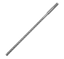 Бур по бетону, цельная крестовая пластина, 8x265 мм, SDS PLUS Denzel