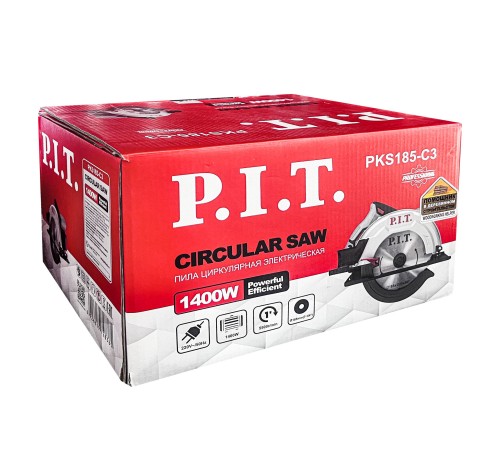 Пила циркулярная сетевая P.I.T. PKS185-C3
